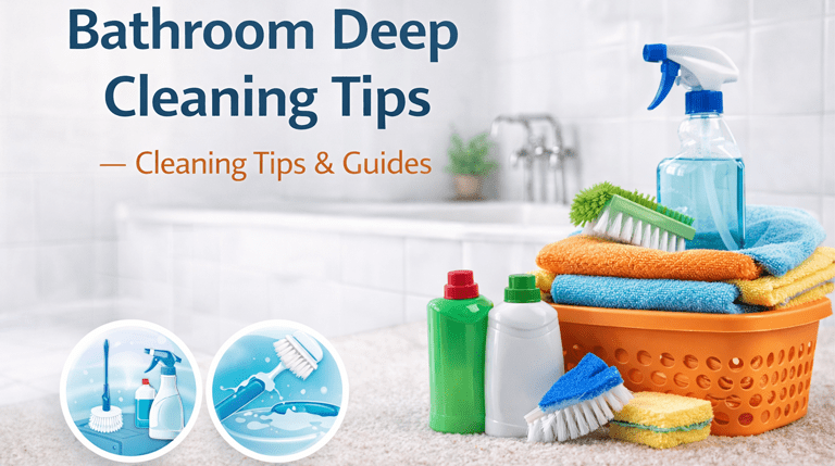 Bathroom Deep Cleaning Tips
