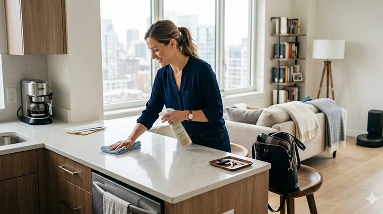 Daily Home Cleaning Routine for Busy People