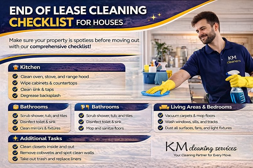 End of Lease Cleaning Checklist for Houses