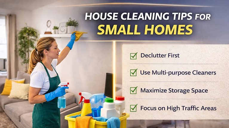 House Cleaning Tips for Small Homes