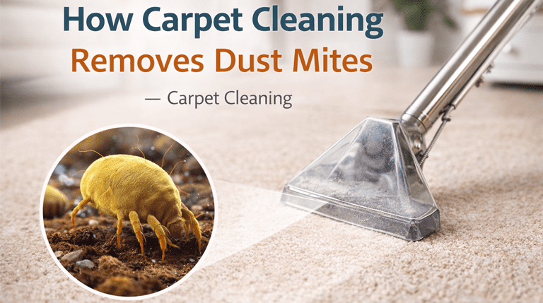 How Carpet Cleaning Removes Dust Mites