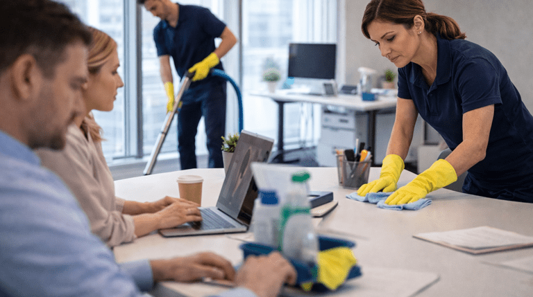 Office Cleaning Benefits for Employee Productivity