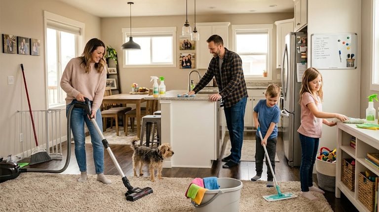 Ultimate Home Cleaning Checklist for Busy Families
