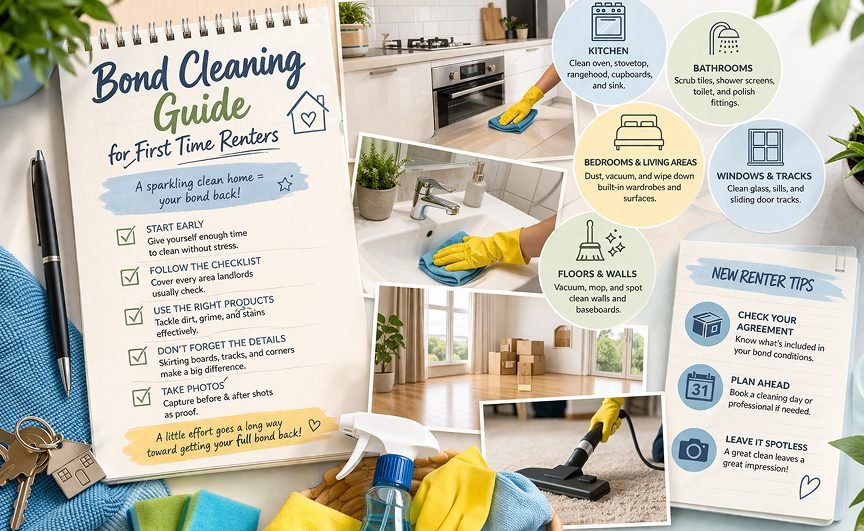Bond Cleaning Guide for First Time Renters