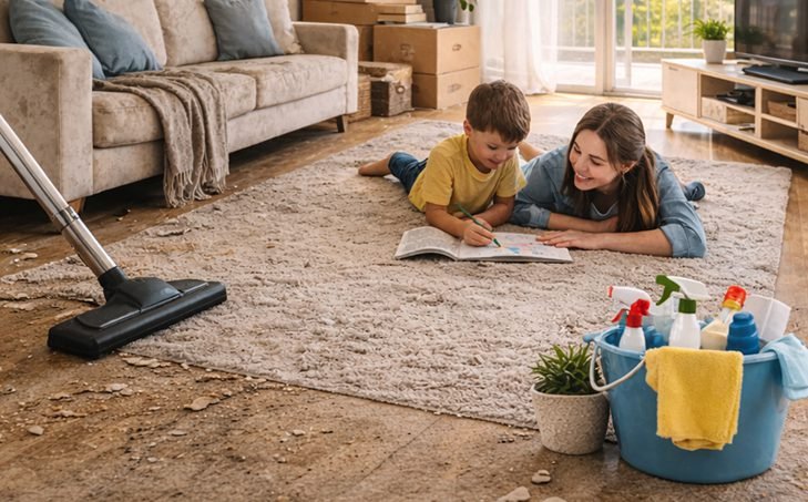 Carpet Cleaning Benefits for Families