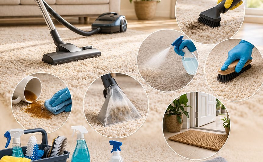 Carpet Cleaning Tips to Remove Dust and Dirt