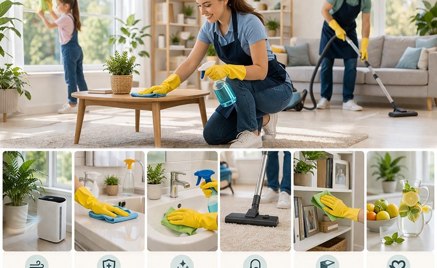 House Cleaning Tips for Healthy Living