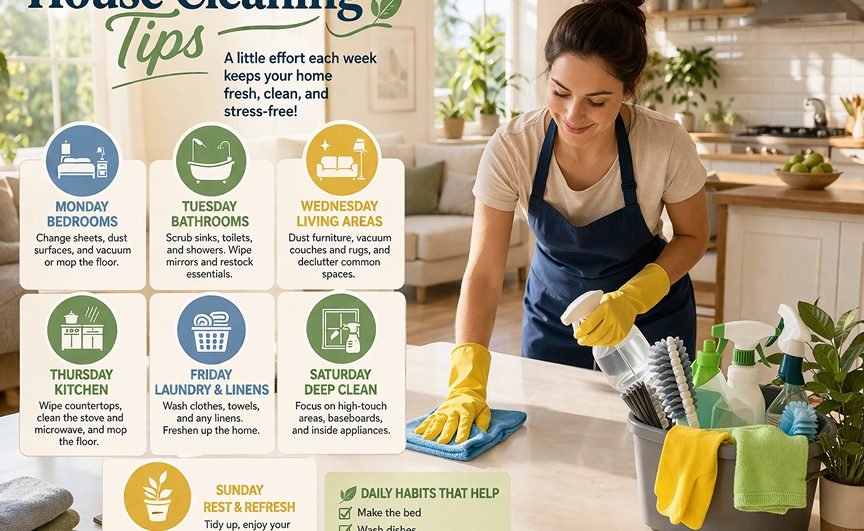 Weekly House Cleaning Tips