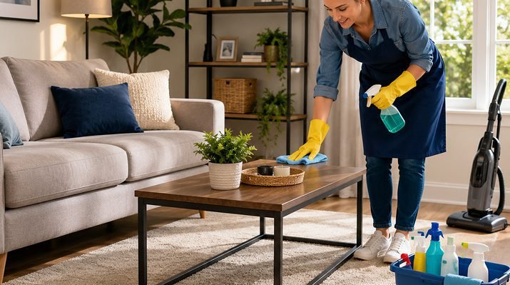 Living Room Cleaning Guide
