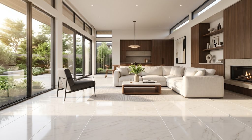 Beautifully restored hard floors detailed by professional tile cleaning Gold Coast experts