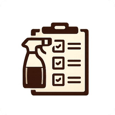 Detailed Cleaning Checklist