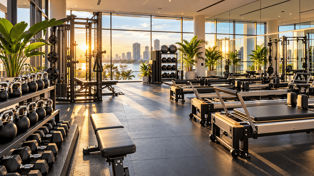 Commercial gym cleaning in Gold Coast and Brisbane for odor-free weights and rubber floors