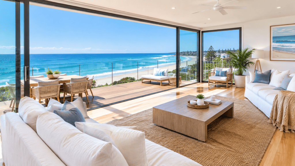 Seaside house cleaning in Gold Coast and Brisbane for spotless coastal homes and glass